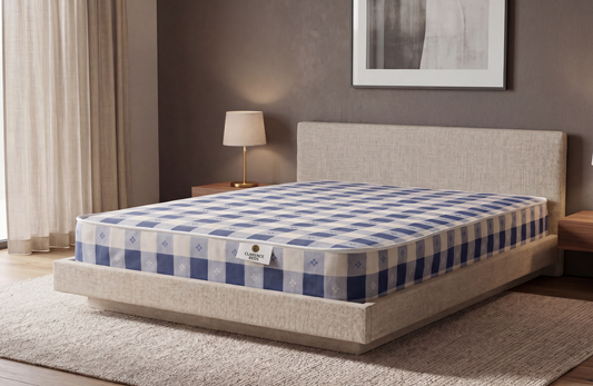 New Budget Luxury White Foam Sprung Mattress Available All Sizes