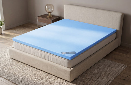 Hard Blue Foam Mattress Topper