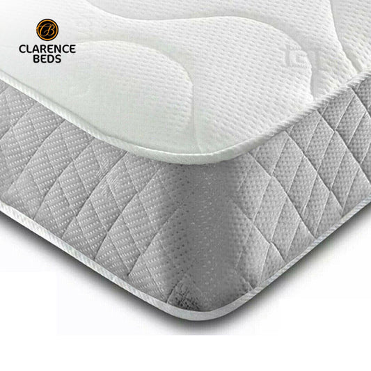 Orthopaedic Sprung Mattress Micro Quilted 8″ Grey Border All Sizes Available