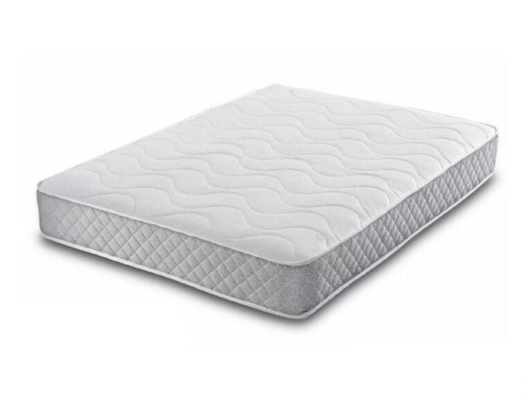 Orthopaedic Sprung Mattress Micro Quilted 8″ Grey Border All Sizes Available