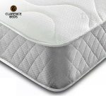 Orthopaedic Sprung Mattress Micro Quilted 8" Grey Border All Sizes Available - 3ft Single